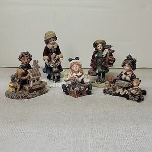 Yesterdays Child Dollstone Collection figures.  (#5)